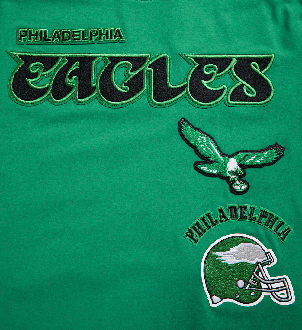 Philadelphia Eagles Shirt Men's popular Large Vintage 7 logo green stripes