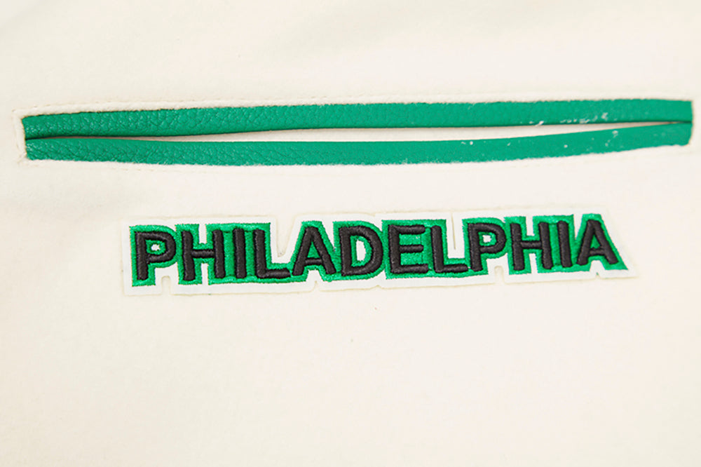 NFL PHILADELPHIA EAGLES RETRO CLASSIC MEN'S RIB WOOL VARSITY JACKET (E ...