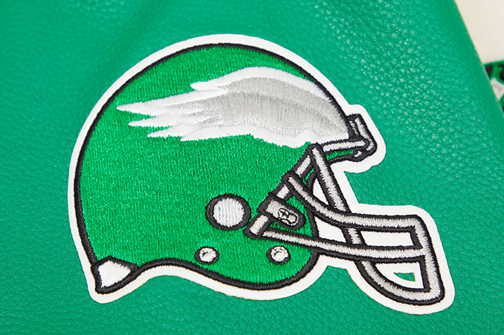 NFL PHILADELPHIA EAGLES RETRO CLASSIC MEN'S RIB WOOL VARSITY JACKET (E ...
