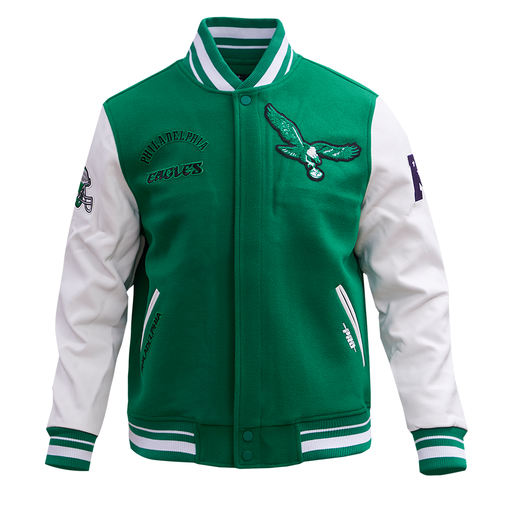 Men's Pro Standard Midnight Green Philadelphia Eagles Retro Classic Fleece Pullover Hoodie Size: Small