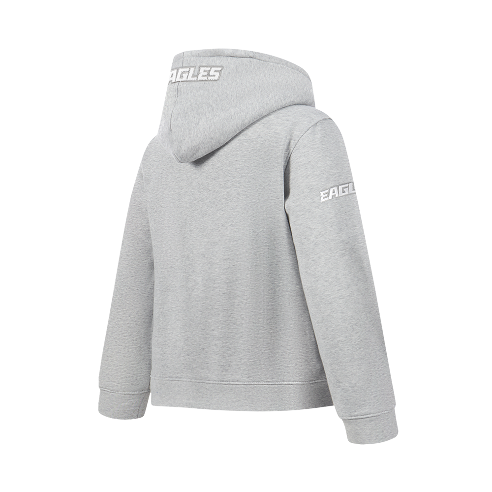 NFL PHILADELPHIA EAGLES CLASSIC BIG BOY'S FLC PO HOODIE (HEATHER GREY)
