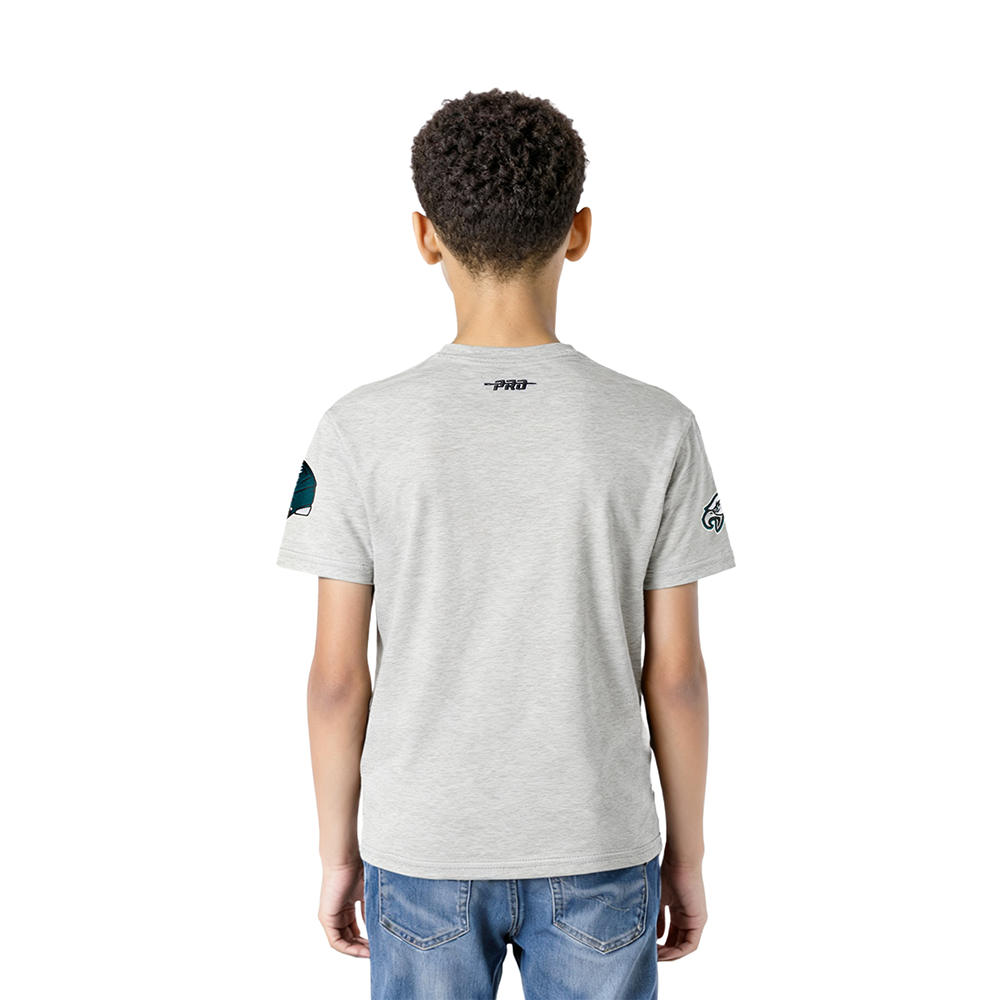NFL PHILADELPHIA EAGLES CLASSIC LITTLE BOY'S SS TEE (HEATHER GREY)