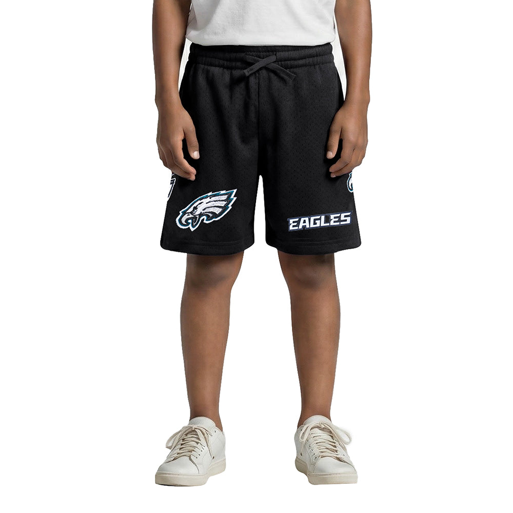 NFL PHILADELPHIA EAGLES CLASSIC LITTLE BOY'S MESH SHORT (BLACK)