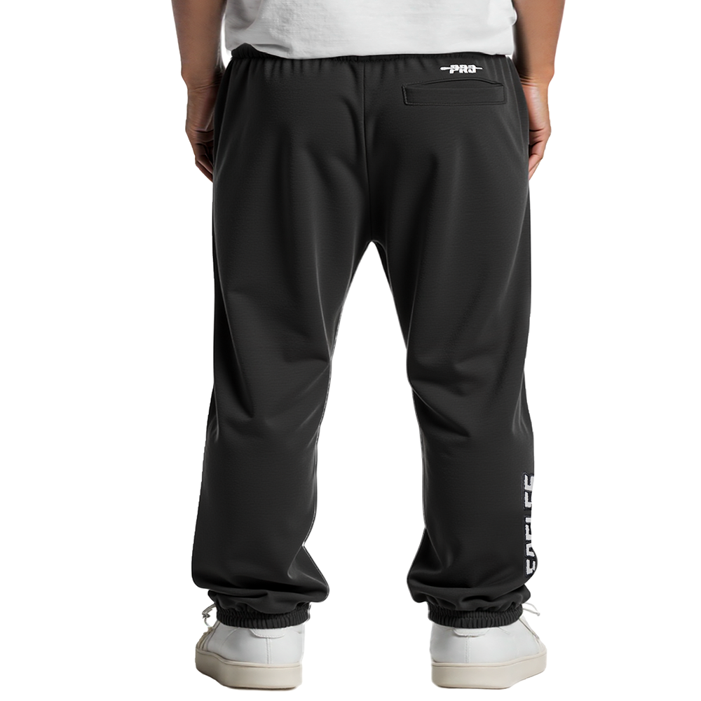 NFL PHILADELPHIA EAGLES CLASSIC BIG BOYS SATIN JACKET (BLACK)