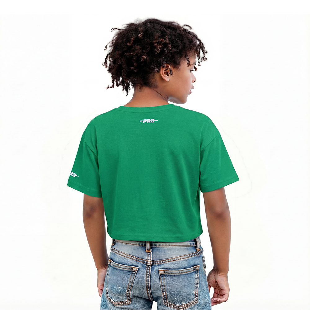 NFL PHILADELPHIA EAGLES RETRO CLASSICS LITTLE GIRL'S SS BOXY TEE (KELLY GREEN)