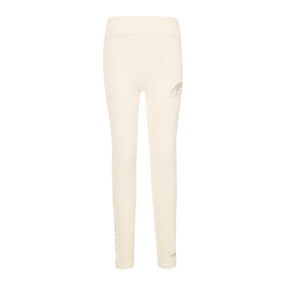 NFL PHILADELPHIA EAGLES NEUTRAL LITTLE GIRLS LEGGING (EGGSHELL)