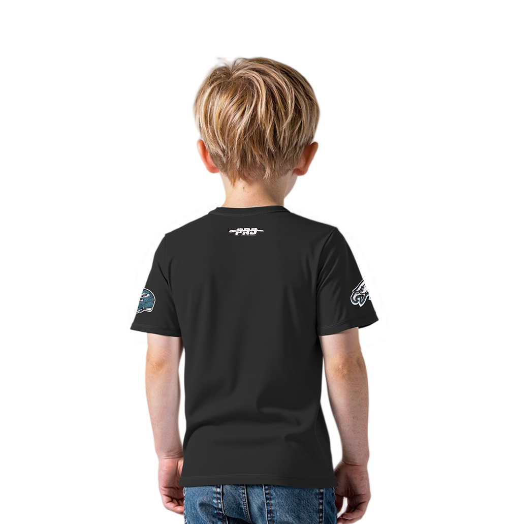 NFL PHILADELPHIA EAGLES CLASSIC TODDLER BOYS SHORT SLEEVE TEE (BLACK)