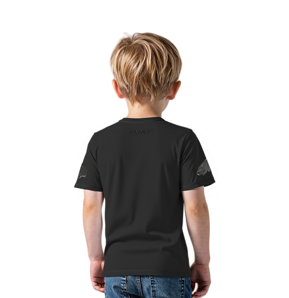 NFL PHILADELPHIA EAGLES TRIPLE BLACK TODDLER BOYS SHORT SLEEVE TEE (BLACK)