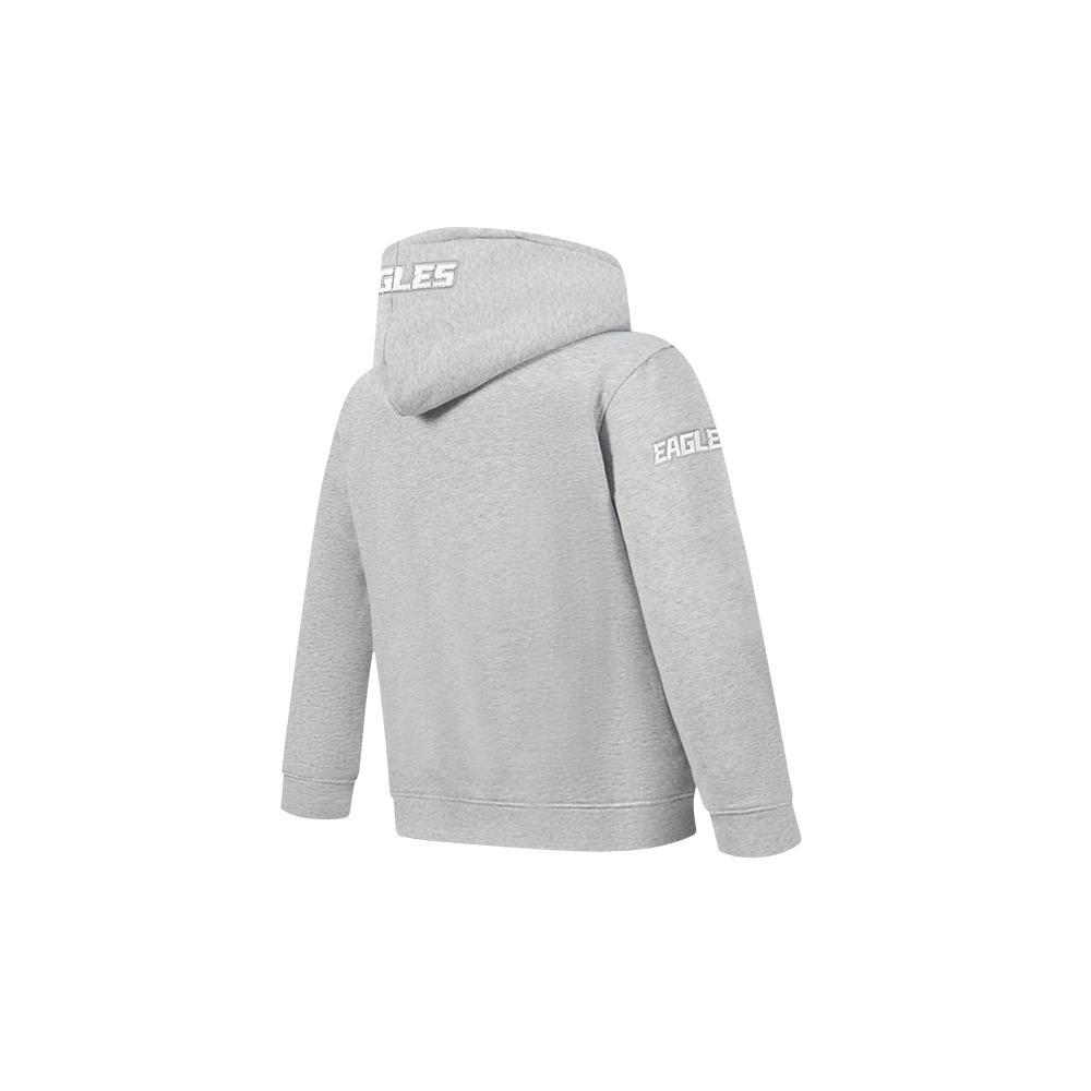 NFL PHILADELPHIA EAGLES CLASSIC TODDLER BOY'S FLC FZ HOODIE (HEATHER GREY)