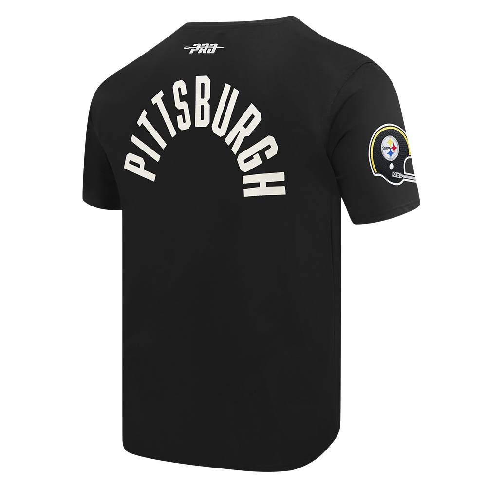 NFL PITTSBURGH STEELERS MODERN ORIGINALS MEN'S SJ TEE (BLACK)