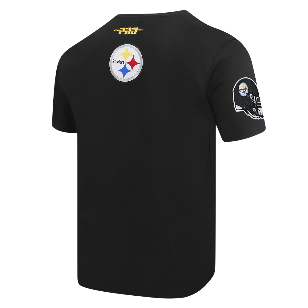 NFL PITTSBURGH STEELERS CITY ARCH MEN'S SJ TEE (BLACK)