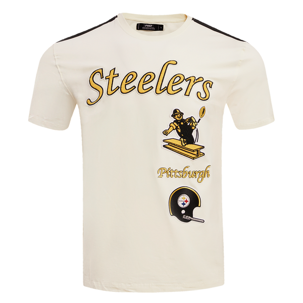 PITTSBURGH PIRATES RETRO CLASSIC SJ STRIPED TEE (EGGSHELL/ BLACK