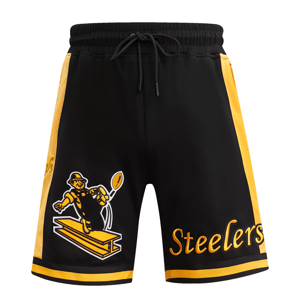 NFL PITTSBURGH STEELERS RETRO CLASSIC MEN'S 2.0 SHORT (BLACK/YELLOW)