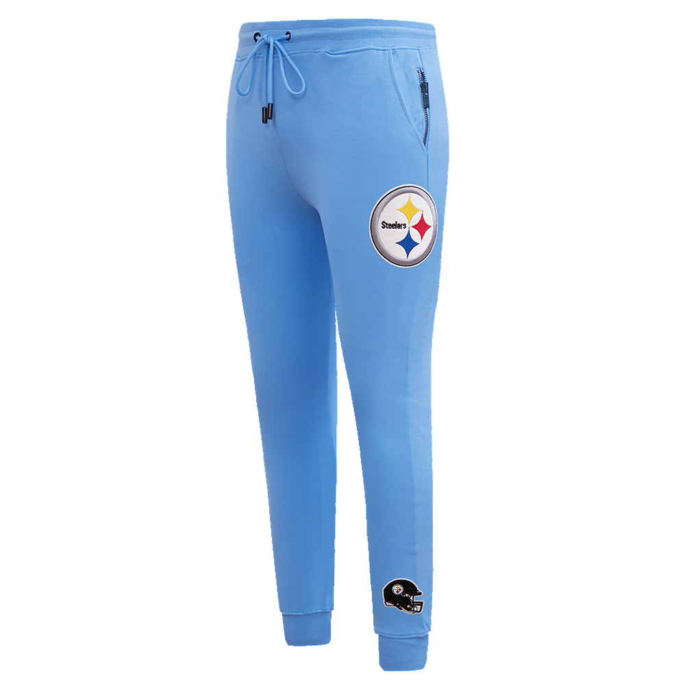 NFL PITTSBURGH STEELERS CLASSIC CHENILLE DOUBLE KNIT JOGGER (UNIVERSITY BLUE)