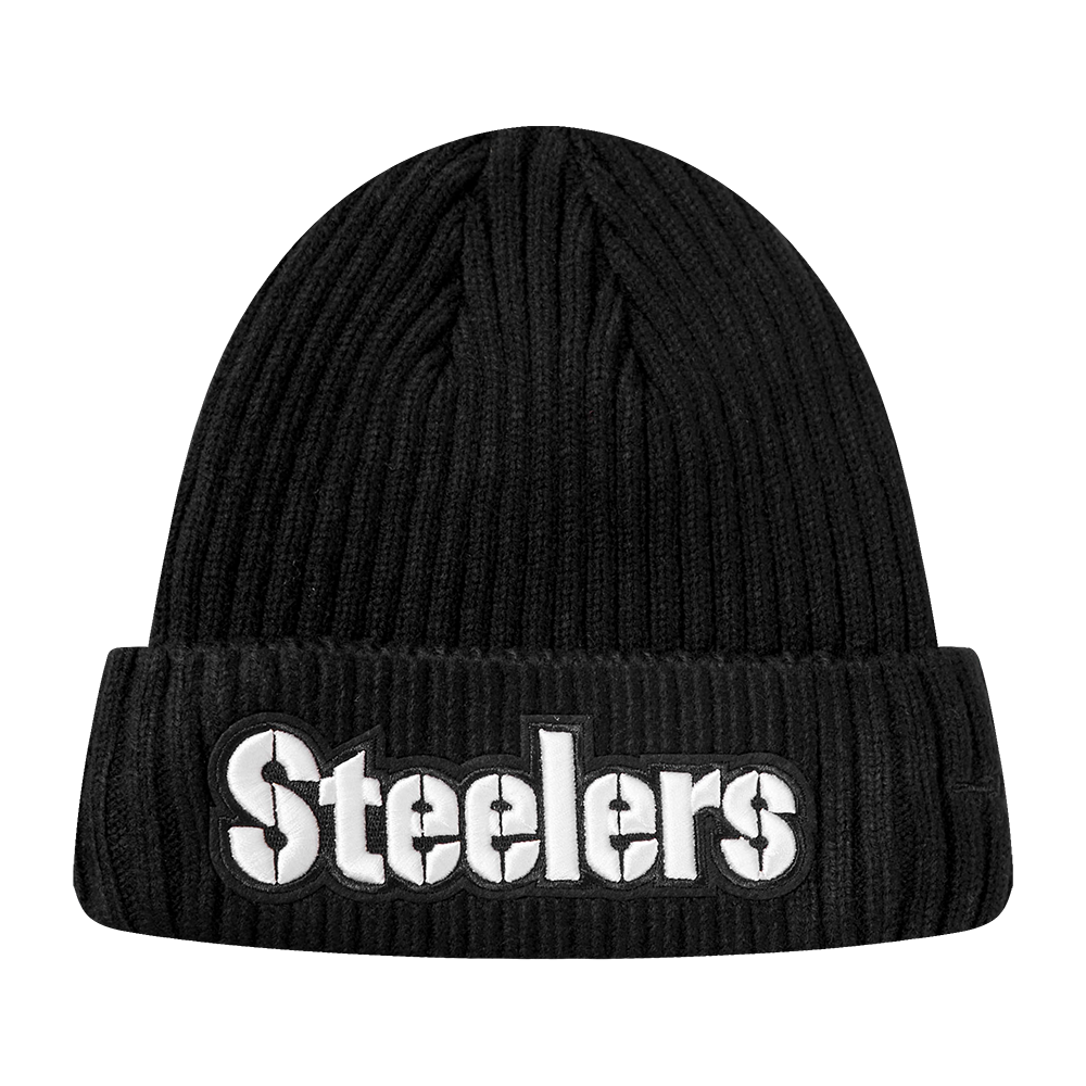 NFL PITTSBURGH STEELERS CLASSIC CORE UNISEX BEANIE BLACK Pro Standard