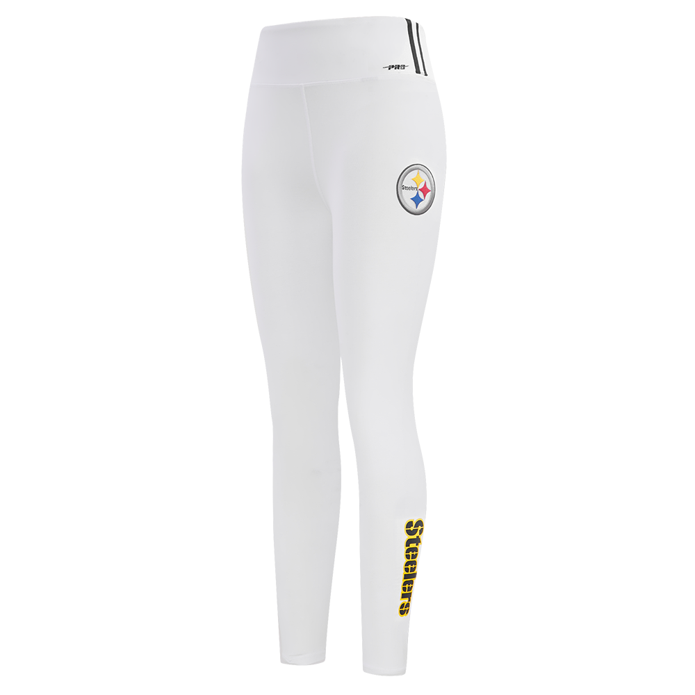 NFL PITTSBURGH STEELERS CLASSIC WOMEN S JERSEY LEGGING WHITE Pro Standard