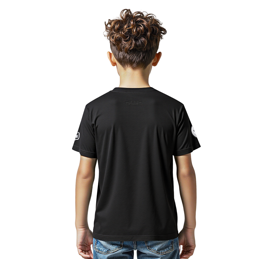 NFL PITTSBURGH STEELERS CLASSIC LITTLE BOYS SHORT SLEEVE TEE (BLACK)