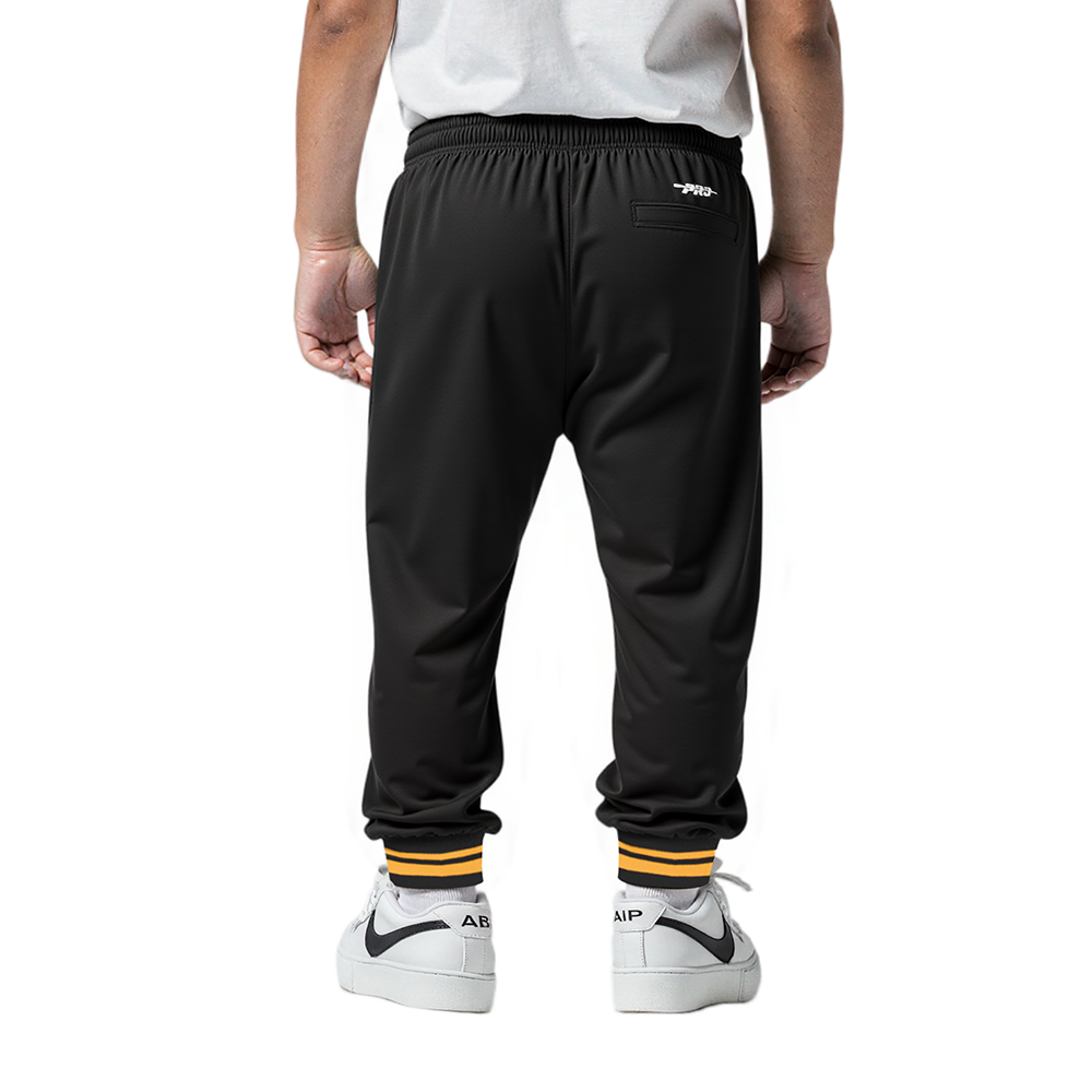 NFL PITTSBURGH STEELERS RETRO CLASSIC TODDLER BOYS RIB SWEATPANT (BLACK/YELLOW)
