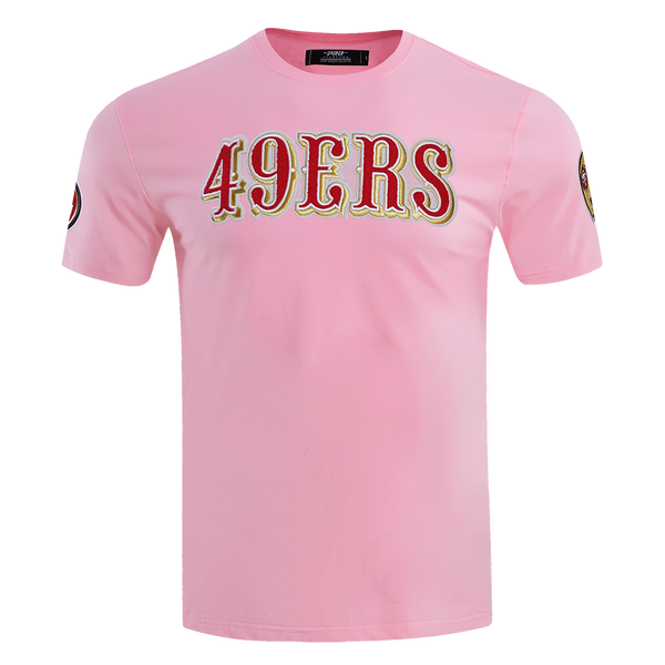 SAN FRANCISCO 49ERS CLASSIC CHENILLE SJ TEE (PINK) – Pro Standard