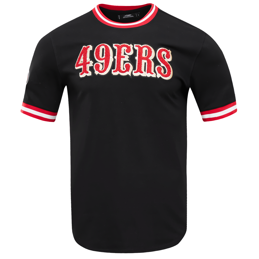 49ers Baseball Jersey Red Black