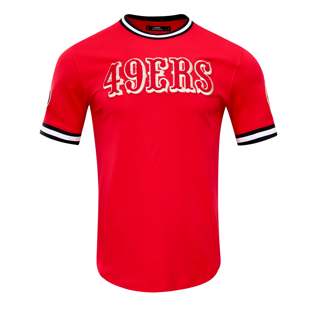SAN FRANCISCO 49ERS CLASSIC CHENILLE DK TEE (RED)
