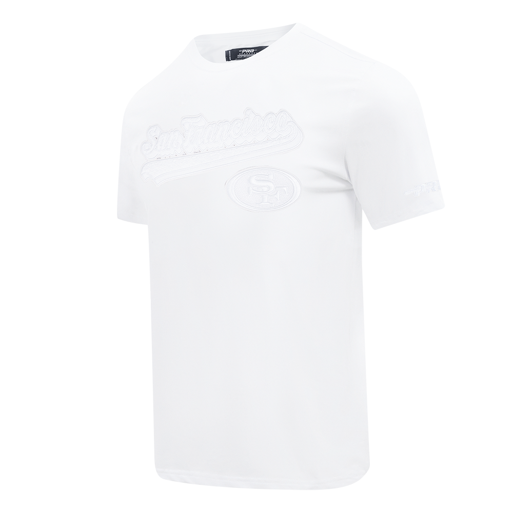 NFL SAN FRANCISCO 49ERS WHITE OUT MEN'S SINGLE JERSEY TEE (WHITE)
