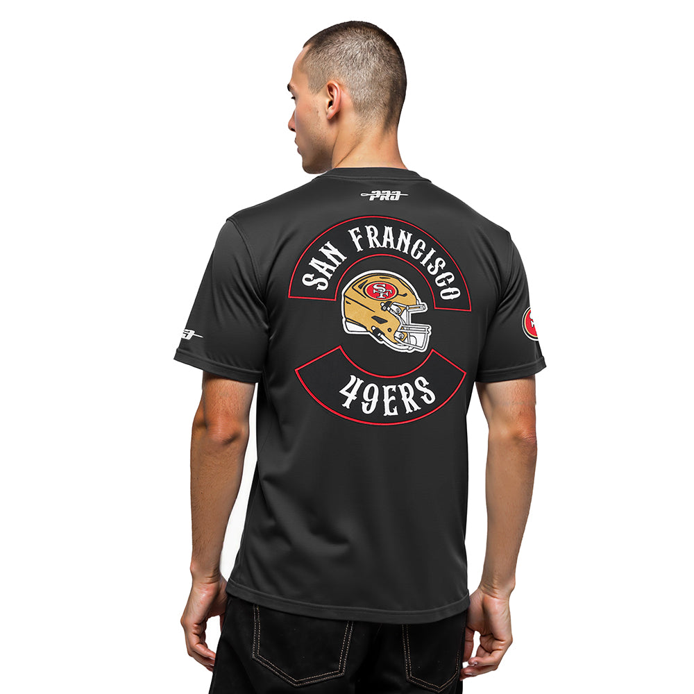 NFL SAN FRANCISCO 49ERS BORN FOR SPORT MEN'S SJ TEE (BLACK)