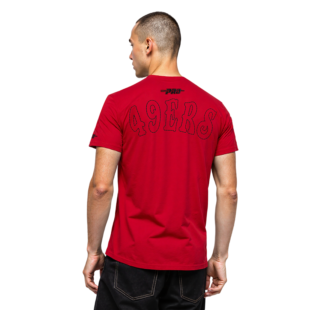 NFL SAN FRANCISCO 49ERS REBEL ATHLETICS MEN'S SJ TEE (RED)