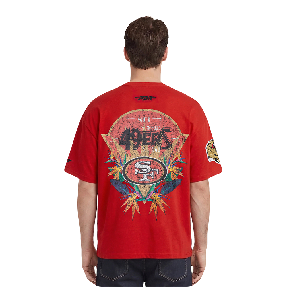 NFL SAN FRANCISCO 49ERS PARADISE MEN'S S/S TEE (RED)