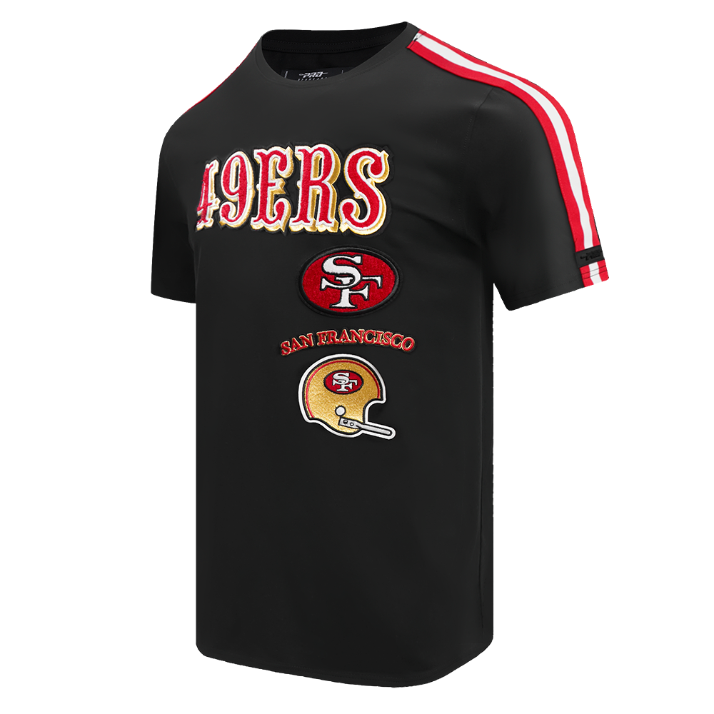 NFL SAN FRANCISCO 49ERS RETRO CLASSIC MEN'S STRIPED TEE (BLACK/RED) – Pro  Standard