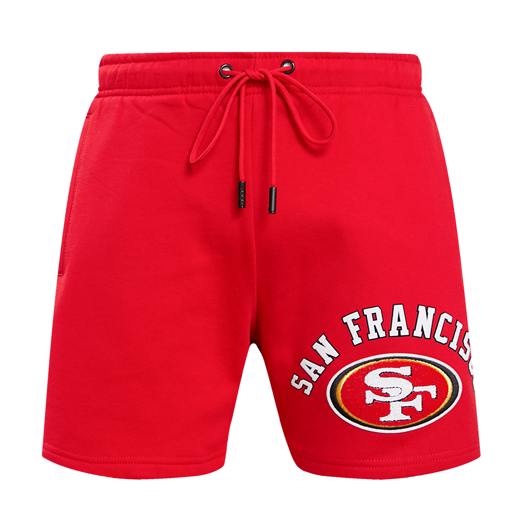 SAN FRANCISCO 49ERS CLASSIC FLC SHORT (RED)