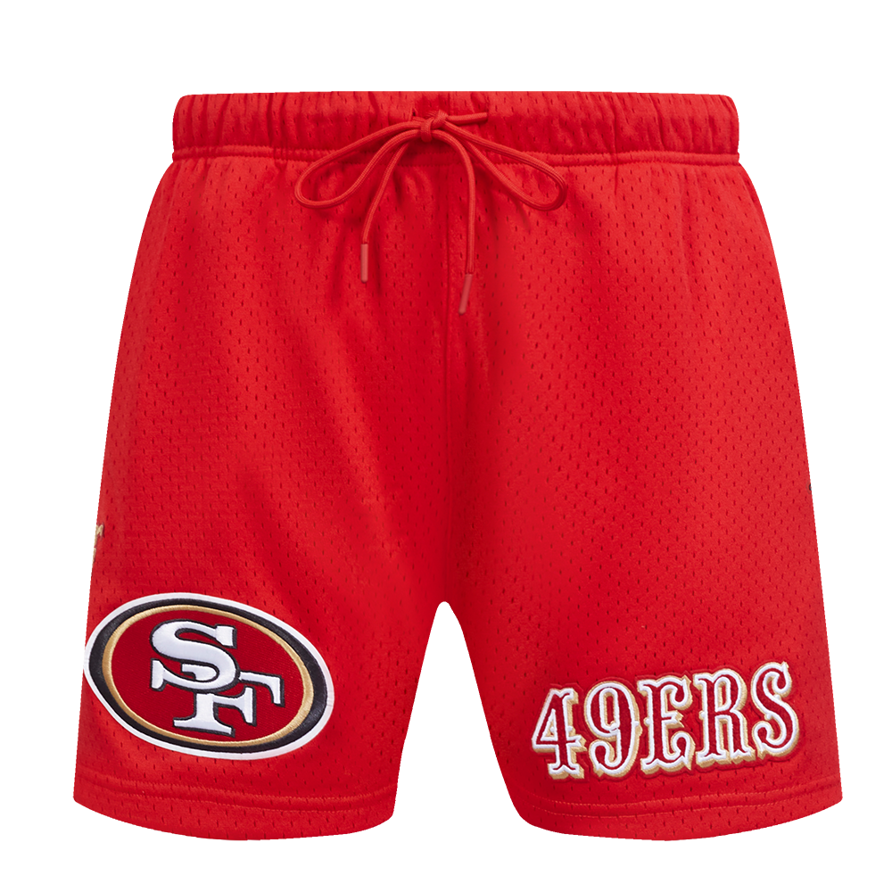 NFL SAN FRANCISCO 49ERS SOUVENIR MEN'S MESH SHORT (RED)