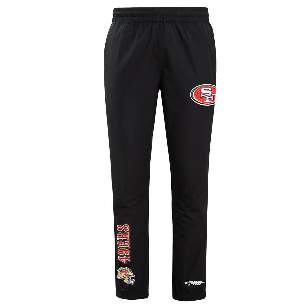 NFL SAN FRANCISCO 49ERS CLASSIC WIND SUIT MEN'S WOVEN PANT (RED)