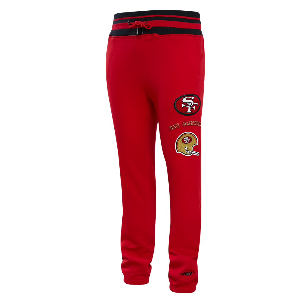 NFL SAN FRANCISCO 49ERS RETRO CLASSIC MEN'S SWEATPANT (RED/BLACK)