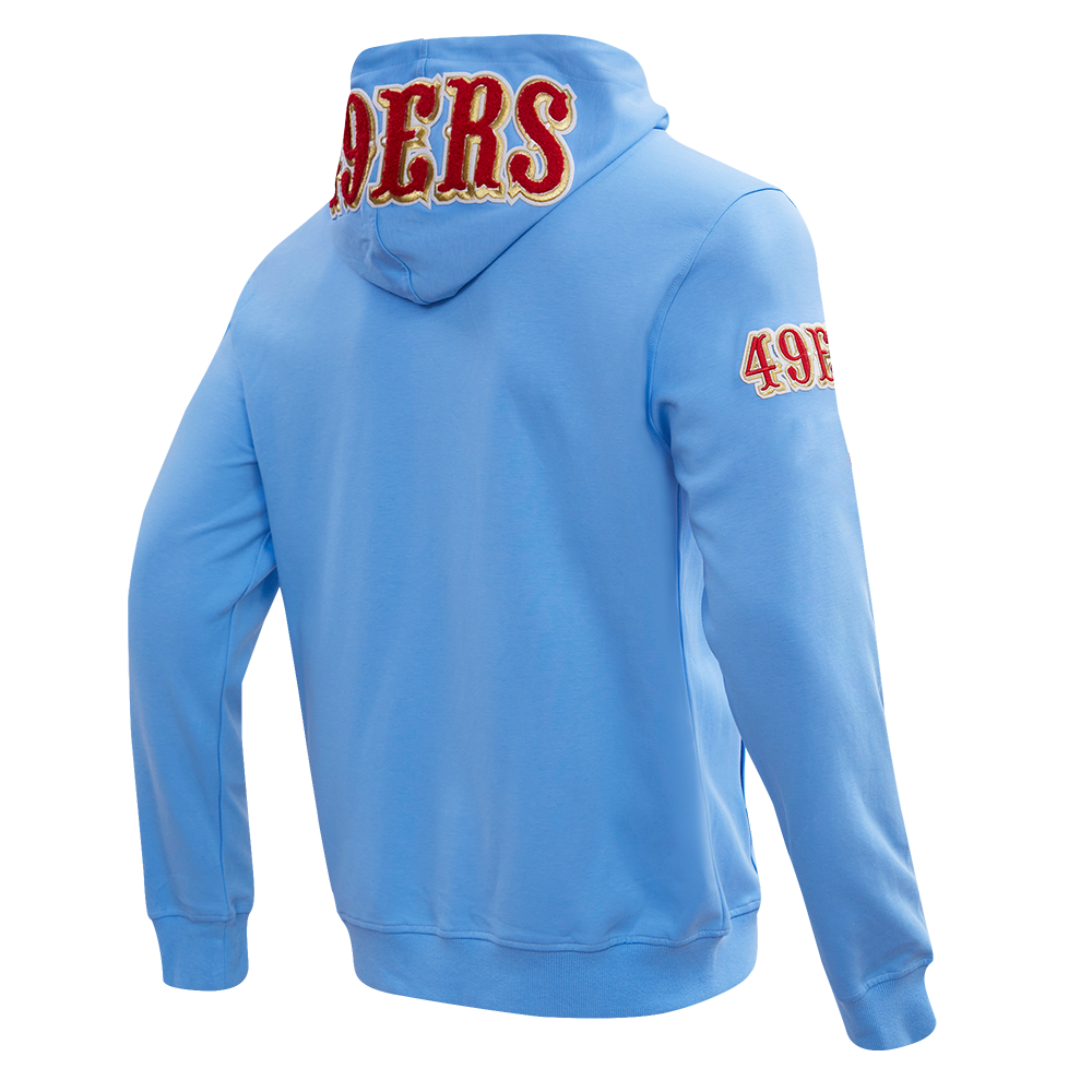 SAN FRANCISCO 49ERS CLASSIC CHENILLE DK PO HOODIE (UNIVERSITY BLUE) – Pro  Standard