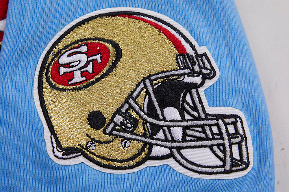 SAN FRANCISCO 49ERS CLASSIC CHENILLE DK PO HOODIE (UNIVERSITY BLUE) – Pro  Standard