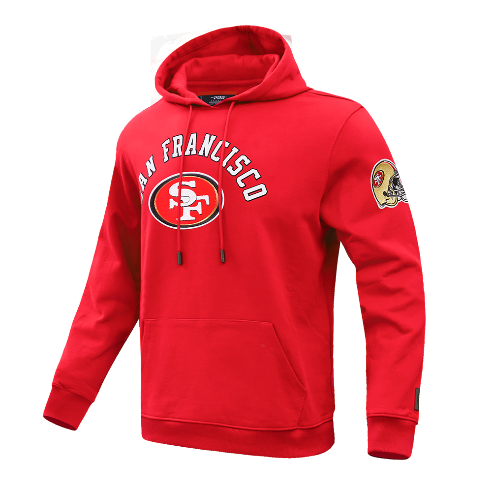 SAN FRANCISCO 49ERS CLASSIC FLC PO HOODIE (RED) – Pro Standard
