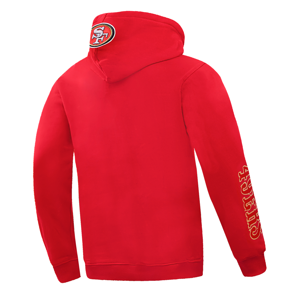 SAN FRANCISCO 49ERS CLASSIC FLC PO HOODIE (RED) – Pro Standard