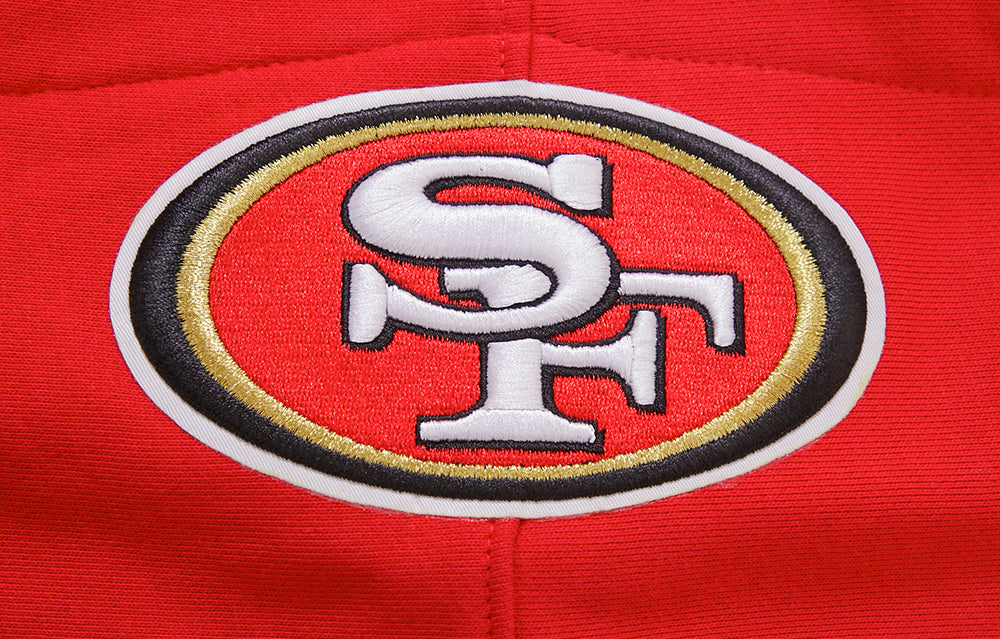 Pro Standard San Francisco 49ers Retro Classic FLC Pro Hoodie -  Eggshell/Red (FS4543591-ERD)