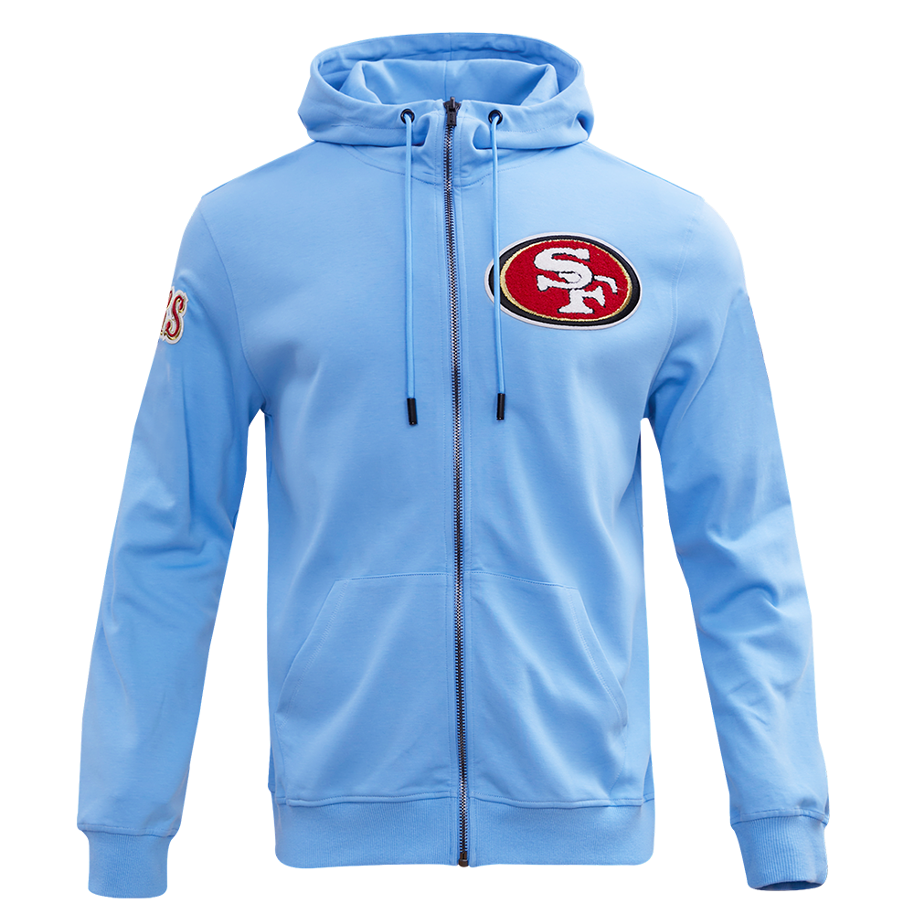 San francisco 49ers zip up hoodies 2025