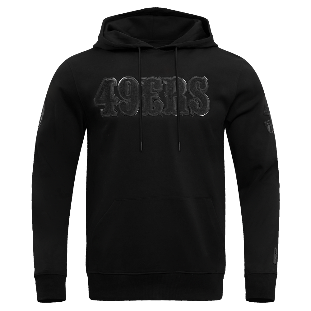 NFL SAN FRANCISCO 49ERS TRIPLE BLACK MEN S PO HOODIE TRIPLE BLACK Pro Standard