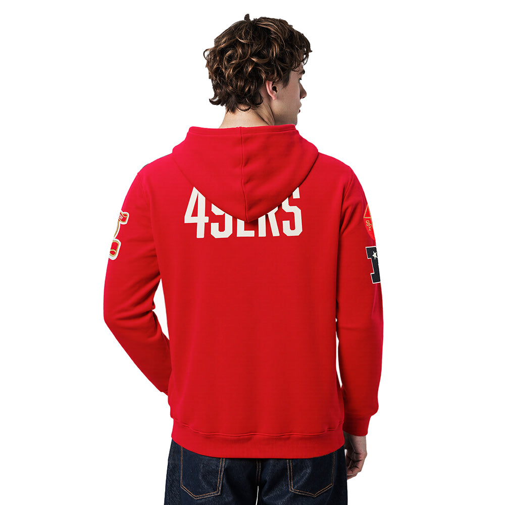 NFL SAN FRANCISCO 49ERS MODERN ORIGINALS MEN'S FLC PO HOODIE (Red)