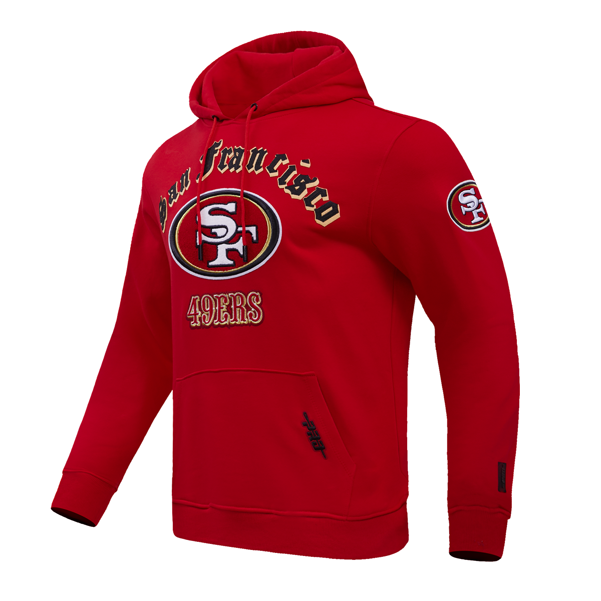 SAN FRANCISCO 49ERS OLD ENGLISH NFC WEST LOGO CREWNECK (RED) – Pro Standard