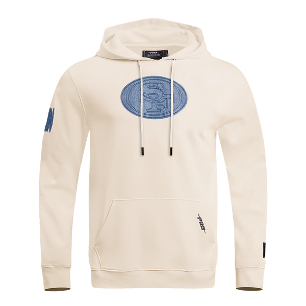 NFL SAN FRANCISCO 49ERS VARSITY BLUES MEN S PO HOODIE LINEN Pro Standard