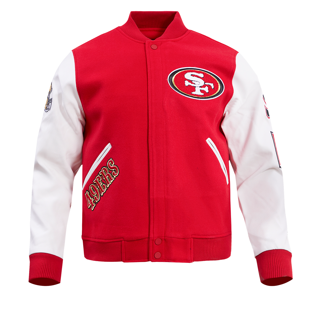 NFL SAN FRANCISCO 49ERS CLASSIC WOOL VARSITY JACKET (RED/WHITE) – Pro ...