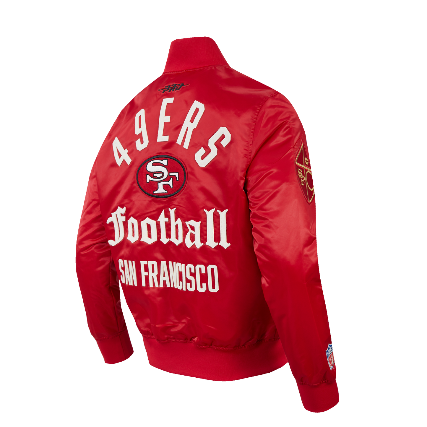 NFL SAN FRANCISCO 49ERS MODERN ORIGINALS MEN'S SATIN JACKET (Red)