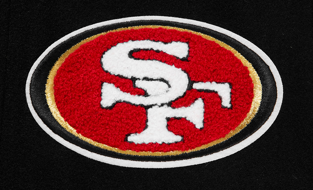 SAN FRANCISCO 49ERS CLASSIC WOOL VARSITY JACKET (RED / WHITE) – Pro Standard