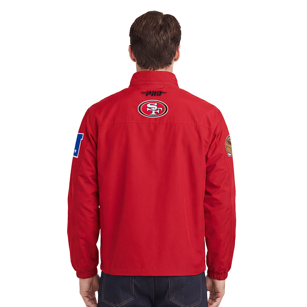 NFL SAN FRANCISCO 49ERS PRE GAME MEN'S JACKET (RED)