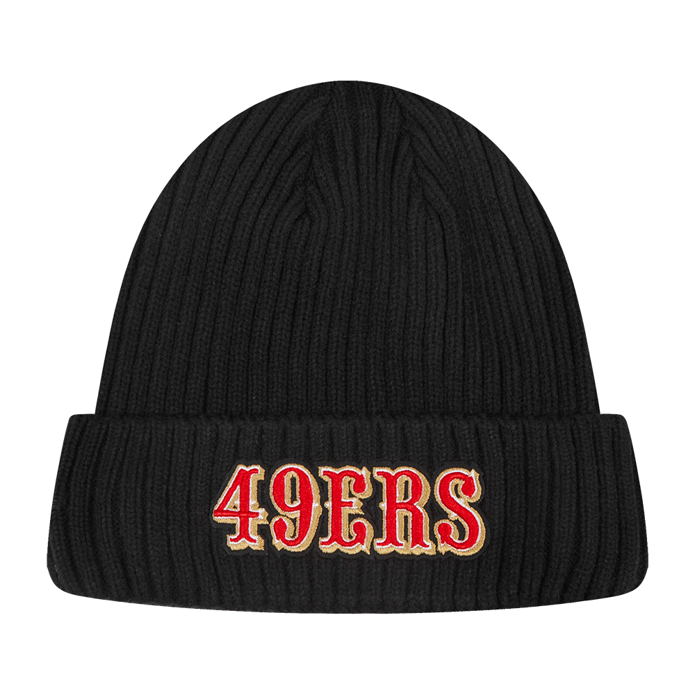 NFL SAN FRANCISCO 49ERS CITY SIGNATURE MEN'S BEANIE (BLACK)