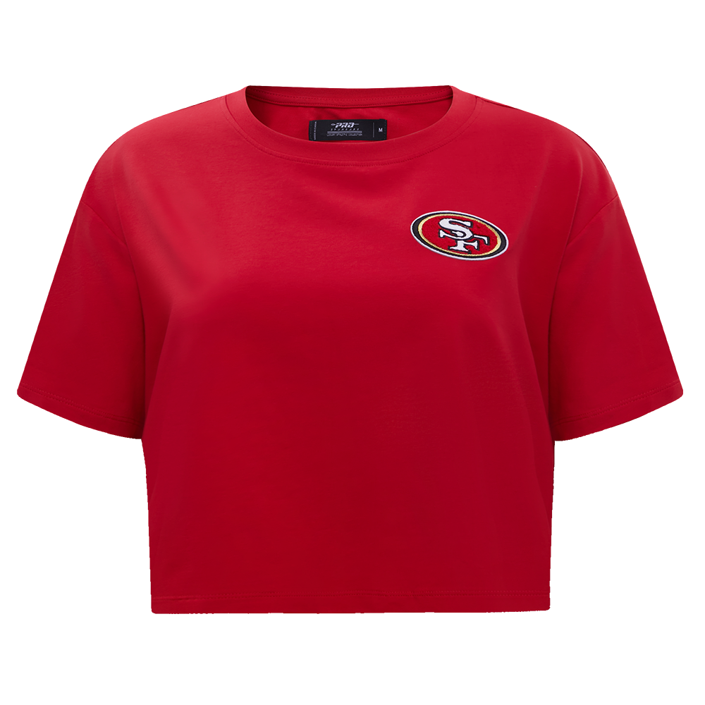 NFL SAN FRANCISCO 49ERS CLASSIC SJ BOXY TEE (RED)